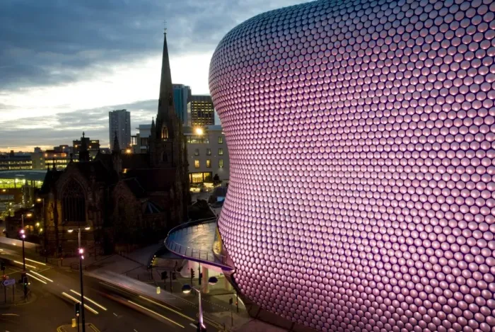 Framed Print : Selfridges and St. Martins church at dusk, Birmingham, England, United Kingdom, Europe Framed Print : Selfridges and St. Martins church at dusk, Birmingham, England, United Kingdom, Europe