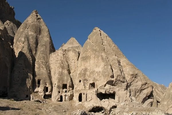 Selime, Ihlara, western Cappadocia, Anatolia, Turkey, Asia Minor, Eurasia