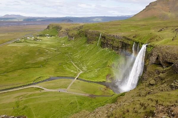 Seljalandsfoss Waterfall, Iceland, Polar Regions