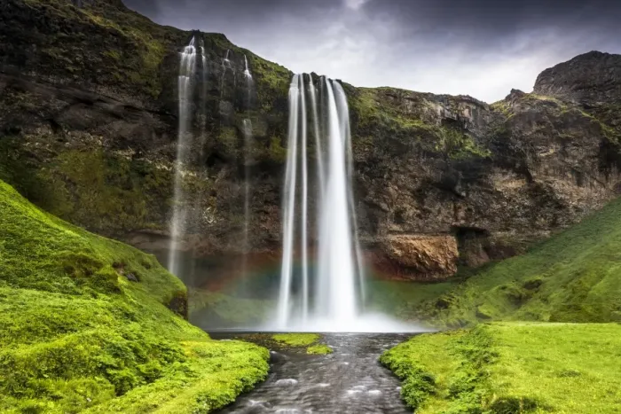 Framed Print : Seljalandsfoss waterfall, South Region, Iceland, Polar Regions Framed Print : Seljalandsfoss waterfall, South Region, Iceland, Polar Regions