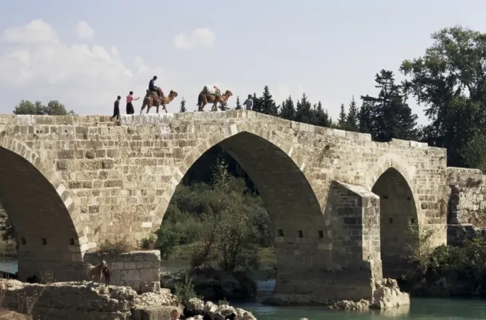 Framed Print : Seljuk bridge over Kopru river Framed Print : Seljuk bridge over Kopru river