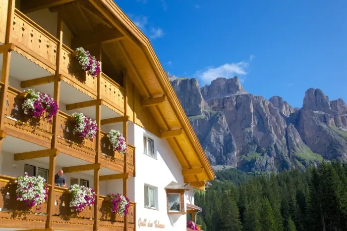 Framed Print : Sella Pass and chalet, Trento and Bolzano Provinces, Italian Dolomites, Italy, Europe Framed Print : Sella Pass and chalet, Trento and Bolzano Provinces, Italian Dolomites, Italy, Europe