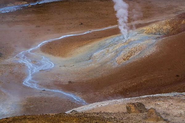 Seltun geothermal area, Krysuvik, Reykjanes peninsula, Iceland, Polar Regions