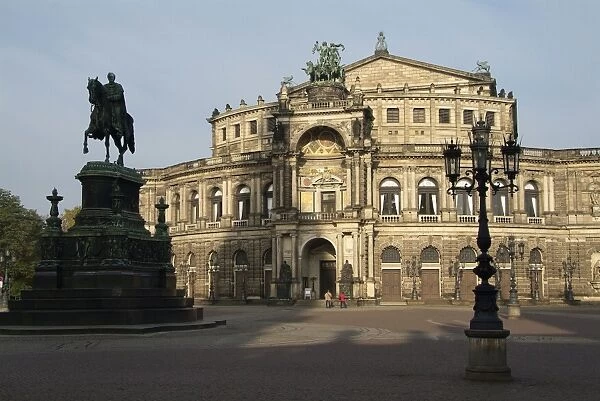 Semper Opera, Dresden, Saxony, Germany, Europe