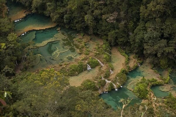 Semuc Champey waterfalls, Guatemala, Central America