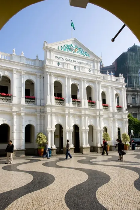 Framed Print : Senate Square (Largo de Senado), Macau, China, Asia Framed Print : Senate Square (Largo de Senado), Macau, China, Asia
