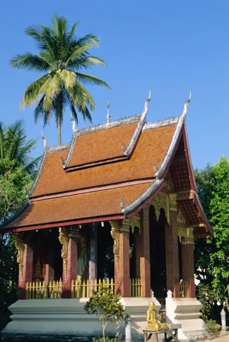 Framed Print : The Sensoukharam Temple in Luang Prabang Framed Print : The Sensoukharam Temple in Luang Prabang