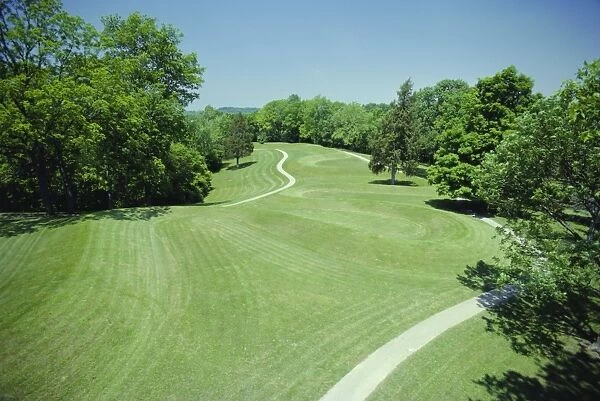 Serpent Mound of the Native American Mound builders culture