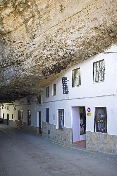 Setenil de las Bodegas, one of the white villages, Malaga province, Andalucia