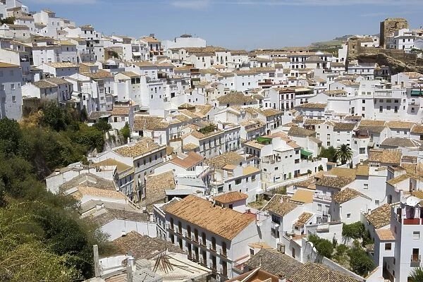 Setenil de las Bodegas, one of the white villages, Malaga province, Andalucia