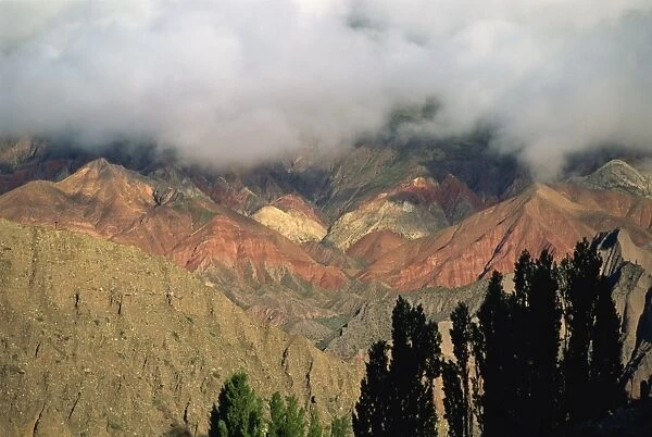 Seven colours mountain near Purmamarca, Jujuy, Argentina, South America