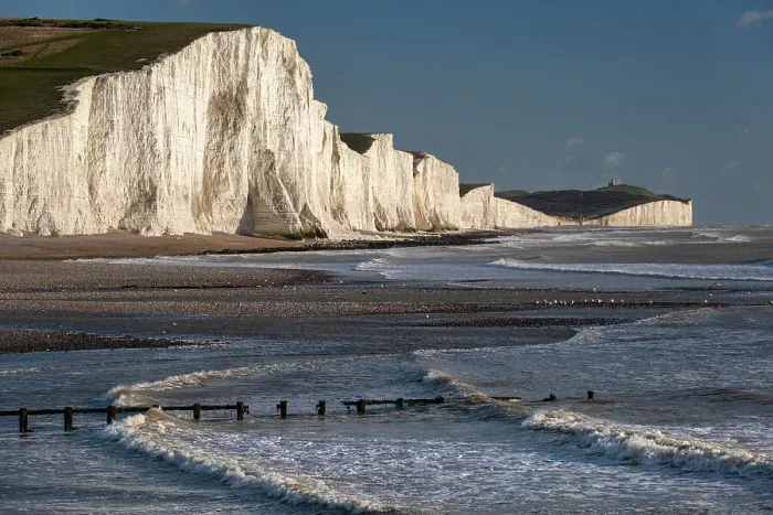 Framed Print : The Seven Sisters white chalk cliffs from Cuckmere Haven, South Downs National Park, East Sussex, England, United Kingdom, Europe Framed Print : The Seven Sisters white chalk cliffs from Cuckmere Haven, South Downs National Park, East Sussex, England, United Kingdom, Europe