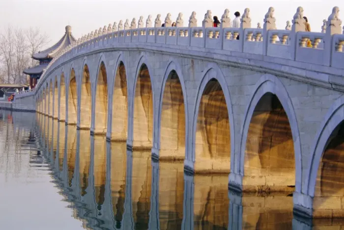 Framed Print : Seventeen Arch Bridge, Kumming Lake, Summer Palace, Beijing, China Framed Print : Seventeen Arch Bridge, Kumming Lake, Summer Palace, Beijing, China