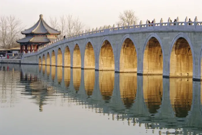 Framed Print : Seventeen Arch Bridge, Kunming Lake, Summer Palace, Beijing, China Framed Print : Seventeen Arch Bridge, Kunming Lake, Summer Palace, Beijing, China