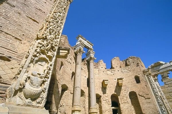 Severan Basilica, Leptis Magna, UNESCO World Heritage Site, Tripolitania