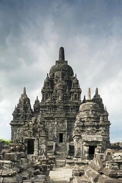 Sewu Temple near Prambanan, Java, Indonesia, Southeast Asia, Asia