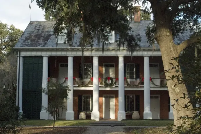 Framed Print : Shadows on the Teche Plantation House Framed Print : Shadows on the Teche Plantation House