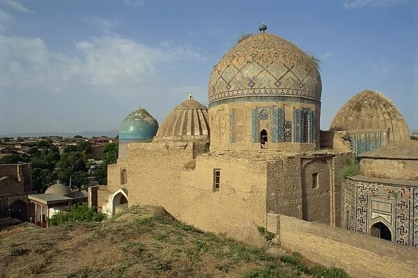 Shah-i-Zinda mausoleum, Samarkand, Uzbekistan, Central Asia, Asia