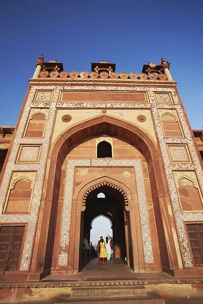 Shahi Darwaza, Fatehpur Sikri, UNESCO World Heritage Site, Uttar Pradesh, India, Asia