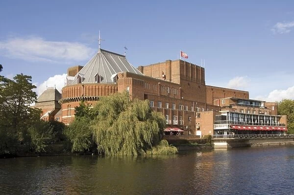 Shakespeare Memorial Theatre, home of the Royal Shakepeare Company, Stratford upon Avon