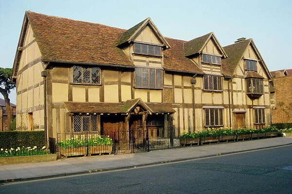Shakespeares birthplace, Stratford, Warwickshire, England, United Kingdom, Europe