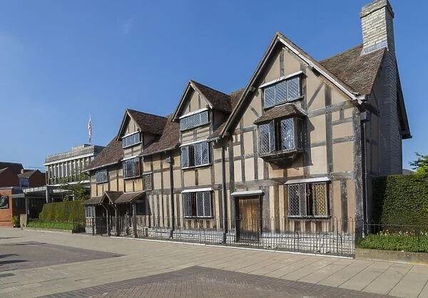 Shakespears Birthplace on Henley Street, Stratford upon Avon, Warwickshire, England