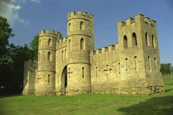 Framed Print : Sham Catle, a folly near Bath, Avon, England, United Kingdom, Europe Framed Print : Sham Catle, a folly near Bath, Avon, England, United Kingdom, Europe