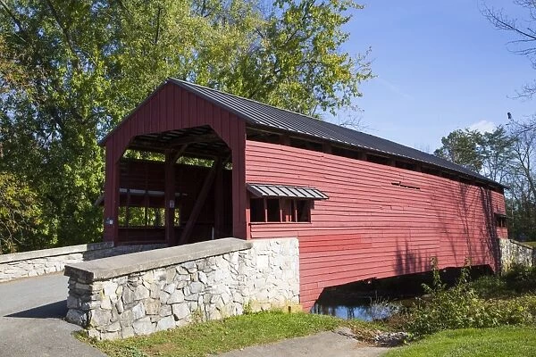 Shearers Covered Bridge, built 1847, Lancaster County, Pennsylvania, United States of America
