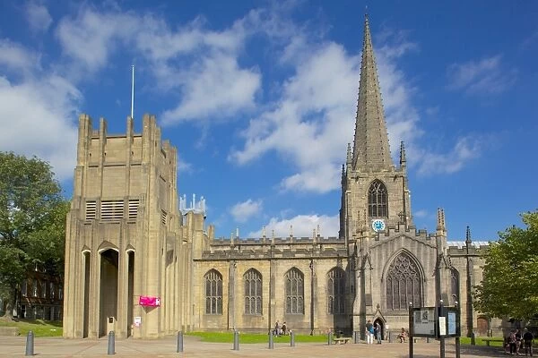 Sheffield Cathedral, Sheffield, South Yorkshire, Yorkshire, England, United Kingdom, Europe