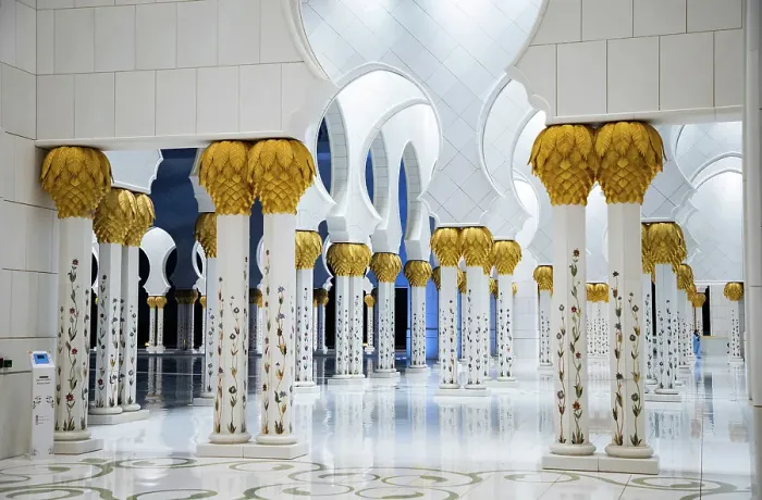 Framed Print : Detail of Sheikh Zayed Grand Mosque in Abu Dhabi, United Arab Emirates Framed Print : Detail of Sheikh Zayed Grand Mosque in Abu Dhabi, United Arab Emirates