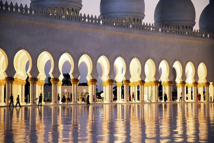 Framed Print : Detail of Sheikh Zayed Grand Mosque in Abu Dhabi, United Arab Emirates Framed Print : Detail of Sheikh Zayed Grand Mosque in Abu Dhabi, United Arab Emirates