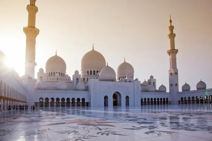 Framed Print : Sheikh Zayed Grand Mosque at dusk, Abu Dhabi, United Arab Emirates Framed Print : Sheikh Zayed Grand Mosque at dusk, Abu Dhabi, United Arab Emirates