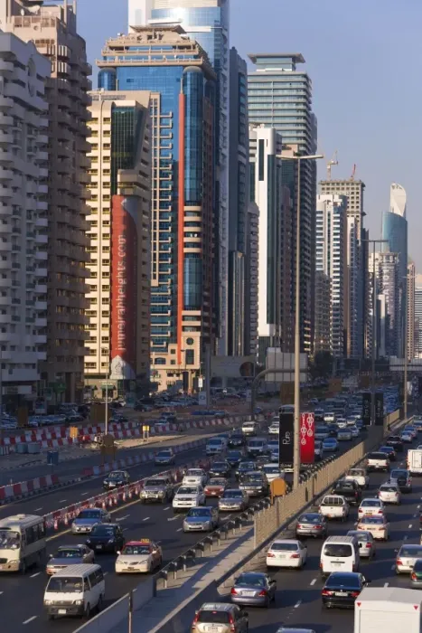 Framed Print : Sheikh Zayed Road Framed Print : Sheikh Zayed Road
