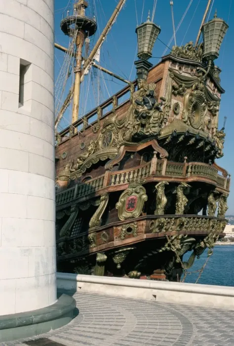 Framed Print : Ship used in the film Pirates, Cannes, Alpes Maritimes, Cote d Azur Framed Print : Ship used in the film Pirates, Cannes, Alpes Maritimes, Cote d Azur