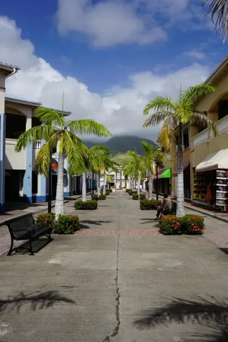 Framed Print : Shopping area for cruise ships, Basseterre, St. Kitts, St. Kitts and Nevis, Leeward Islands Framed Print : Shopping area for cruise ships, Basseterre, St. Kitts, St. Kitts and Nevis, Leeward Islands