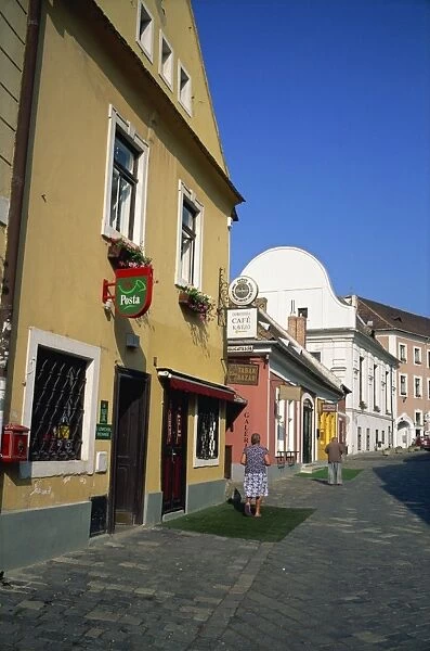 Shopping area, Szentendre, Hungary, Europe