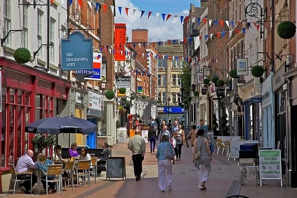 Shopping off Iron Gate, Derby, Derbyshire, England, United Kingdom, Europe