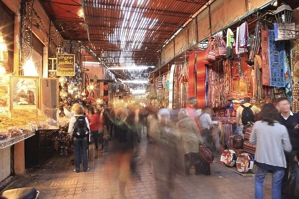 Shops in the Medina, Marrakech, Morocco, North Africa, Africa