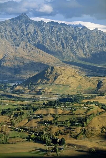 The Shotover Valley and The Remarkables from Coronet