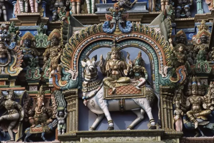 Framed Print : Detail of Shri Meenakshi-Sundareshwarar Temnple Framed Print : Detail of Shri Meenakshi-Sundareshwarar Temnple