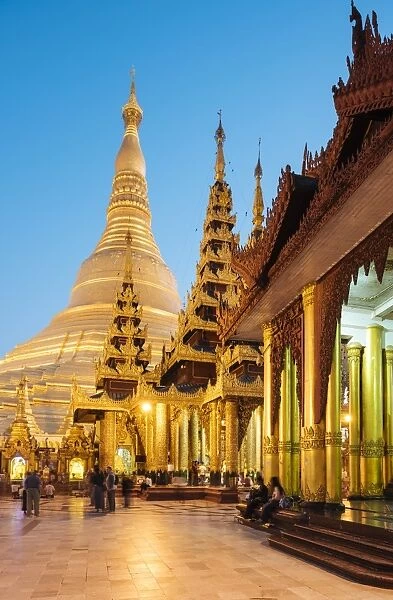 Shwedagon Pagoda, Yangon (Rangoon), Myanmar (Burma), Asia