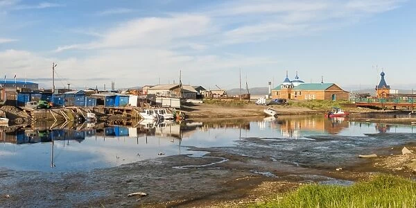 Siberian City Anadyr harbour, Chukotka Province, Russian Far East, Eurasia