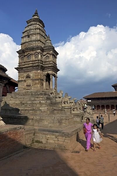 Siddhi Lakshmi Shikara temple, Durbar Square, Bhaktapur, UNESCO World Heritage Site