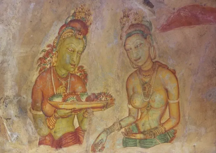 Framed Print : Sigiriya Damsels or Cloud Maidens, 5th century AD, frescoes, Sigiriya Lion Rock Fortress, Sigiriya, Sri Lanka, Asia Framed Print : Sigiriya Damsels or Cloud Maidens, 5th century AD, frescoes, Sigiriya Lion Rock Fortress, Sigiriya, Sri Lanka, Asia