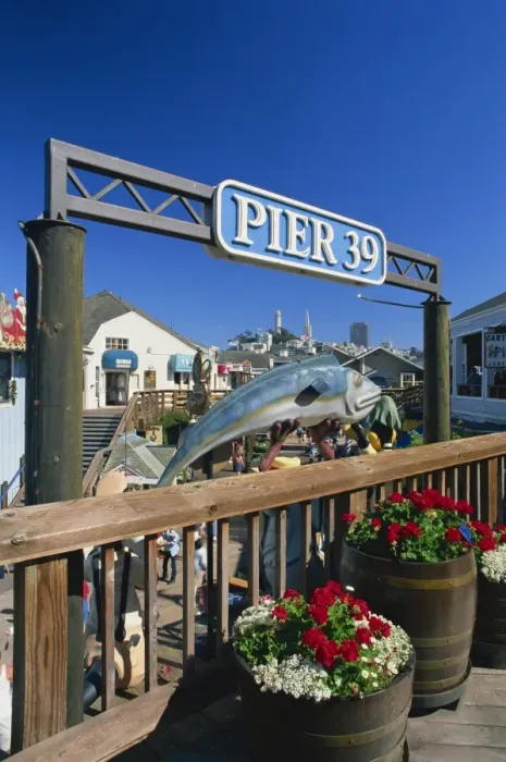 Framed Print : Sign for Pier 39 Framed Print : Sign for Pier 39