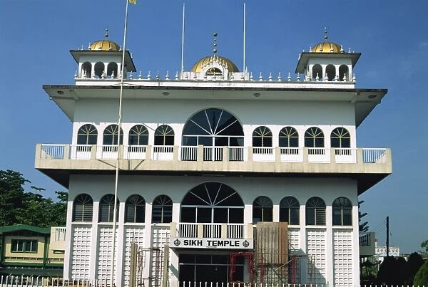 The Sikh temple in Kuching