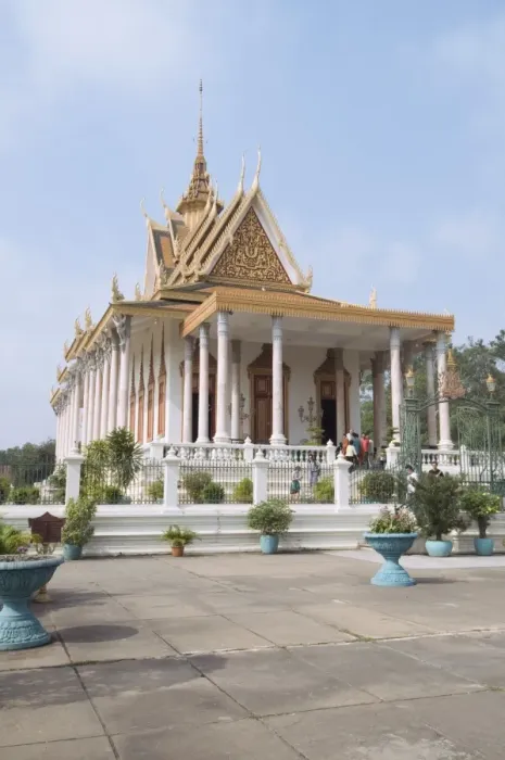 Framed Print : The Silver Pagoda, so named because the floor is lined with silver, The Royal Palace Framed Print : The Silver Pagoda, so named because the floor is lined with silver, The Royal Palace