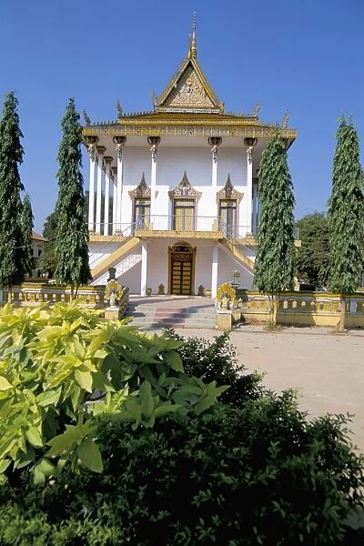 The Silver Pagoda, Royal Palace, Phnom Penh, Cambodia, Indochina, Southeast Asia, Asia