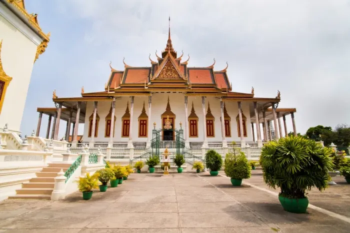 Framed Print : Silver Pagoda, (Temple of the Emerald Buddha) at The Royal Palace, Phnom Penh, Cambodia, Indochina, Southeast Asia, Asia