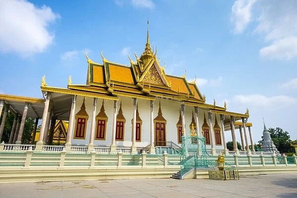 The Silver Pagoda (Wat Preah Keo Morakot), Royal Palace, Phnom Penh, Cambodia, Indochina